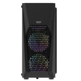 Gaming Case DarkFlash DK150 with 3 RGB Fans, ATX, Tempered Glass